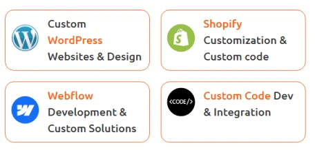 Website design concept with modern UI